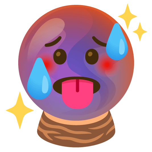 hot face crystal ball