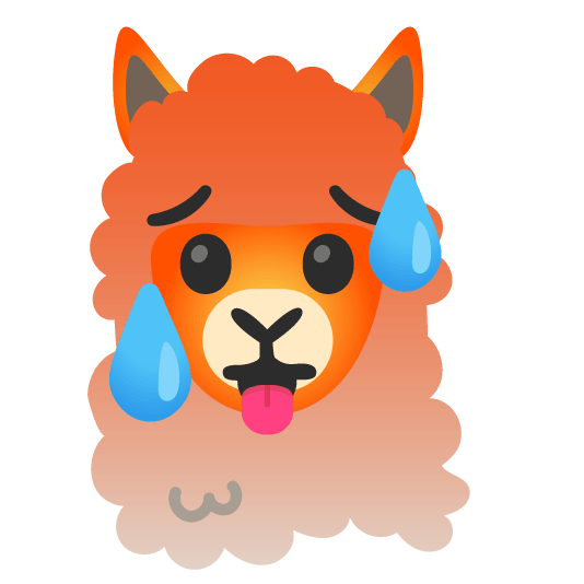 hot face llama