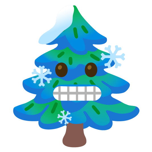 cold face evergreen tree