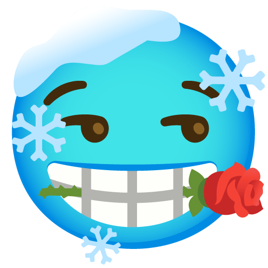 cold face rose