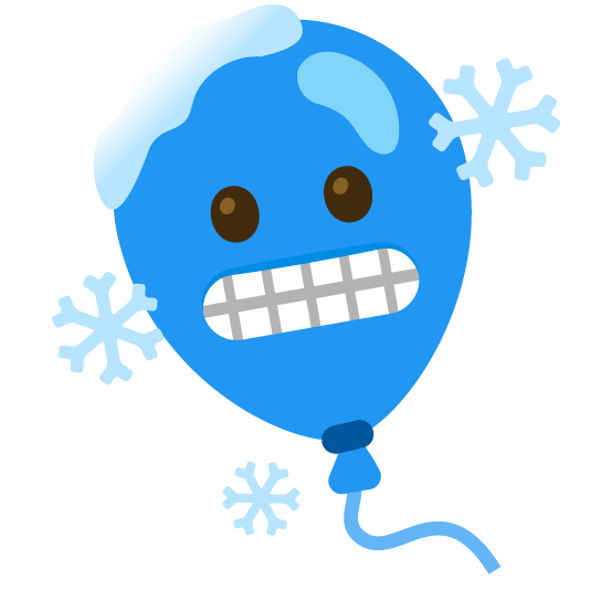 cold face balloon
