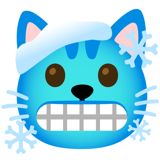 cold face cat