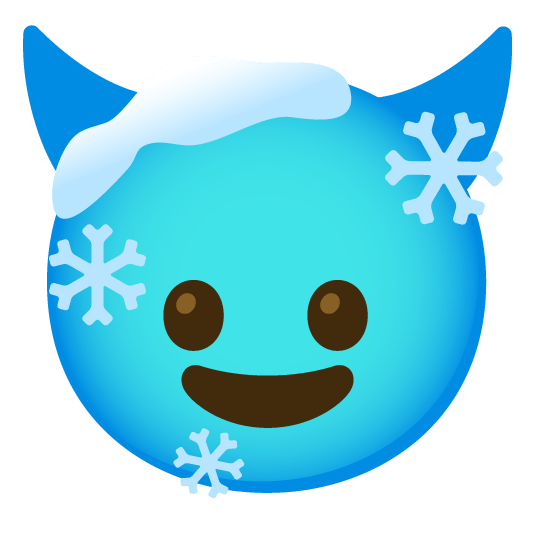 cold face smiling imp