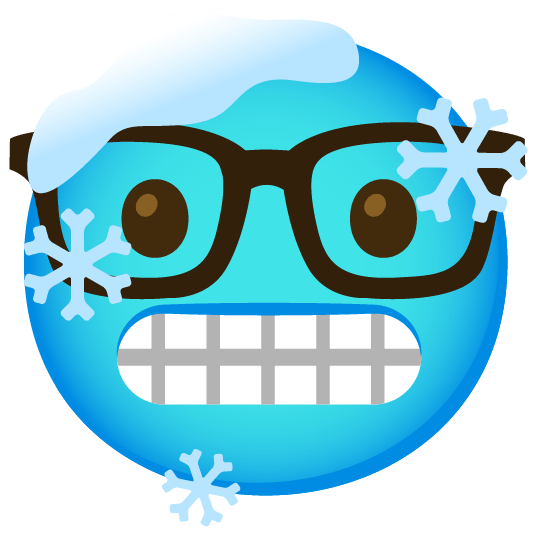 cold face nerd face