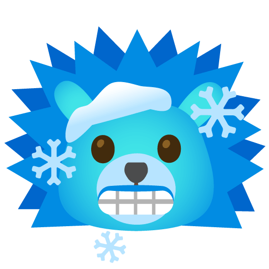 cold face hedgehog