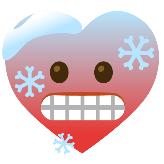 cold face hearts