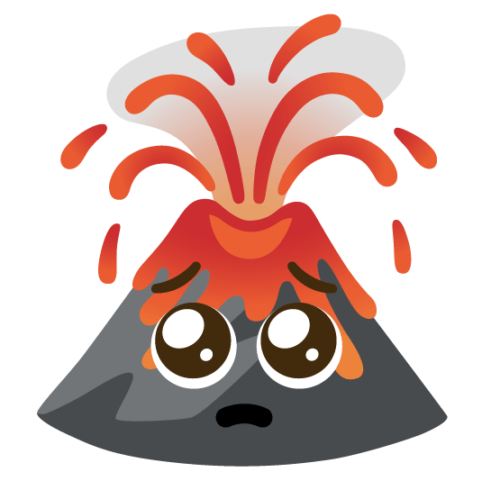pleading face volcano