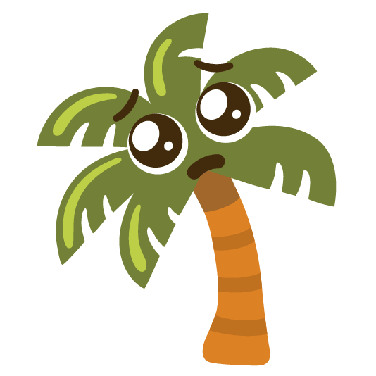 pleading face palm tree