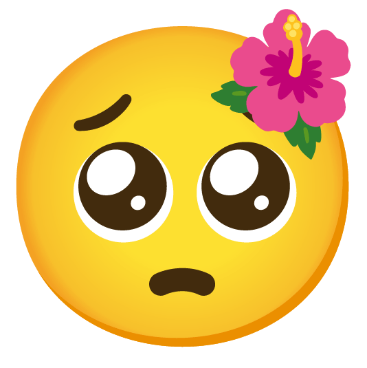 pleading face hibiscus