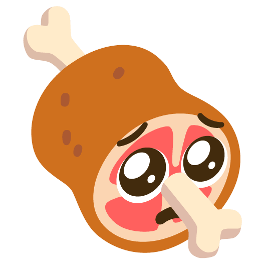 pleading face meat on bone