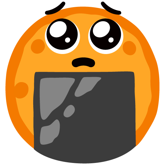 pleading face rice cracker