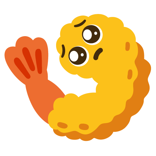 pleading face fried shrimp