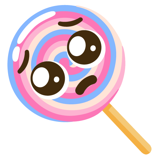pleading face lollipop