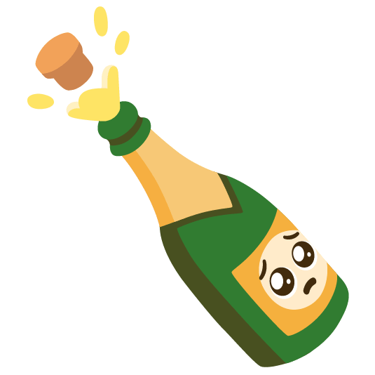 pleading face champagne