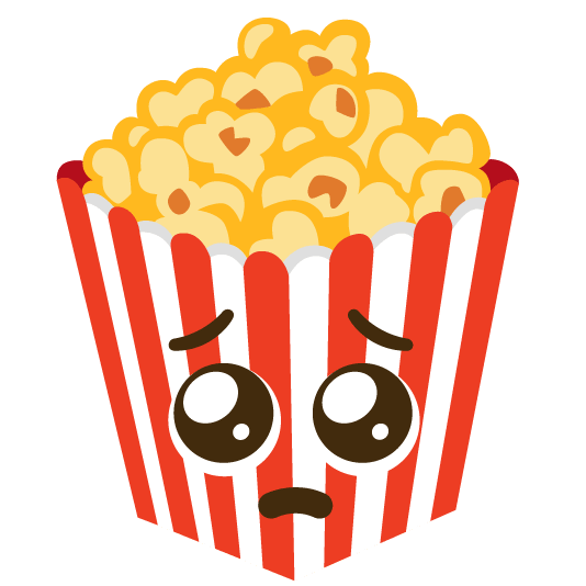 pleading face popcorn