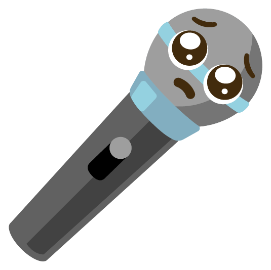 pleading face microphone