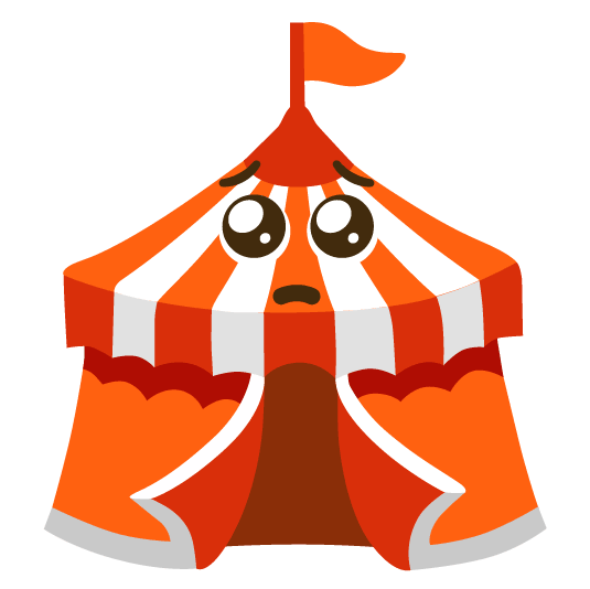 pleading face circus tent