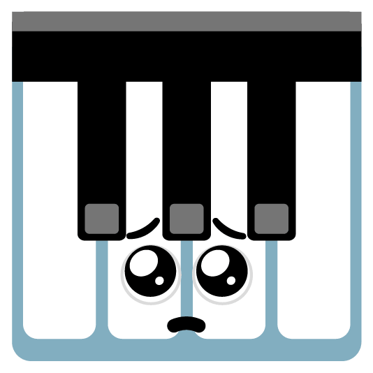 pleading face musical keyboard