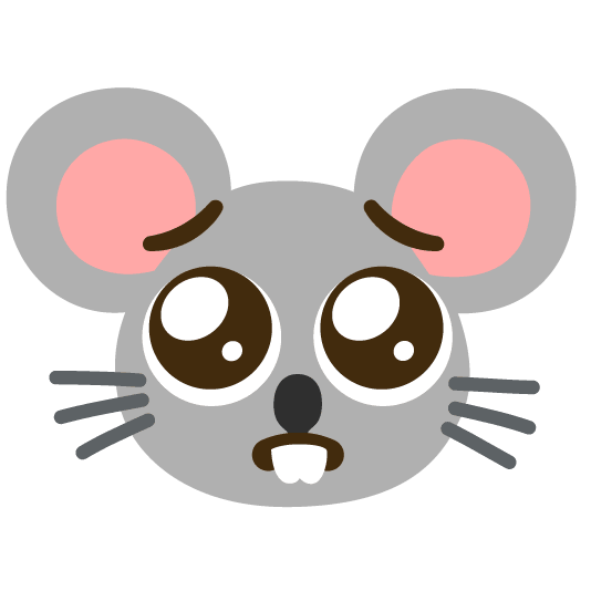 pleading face mouse