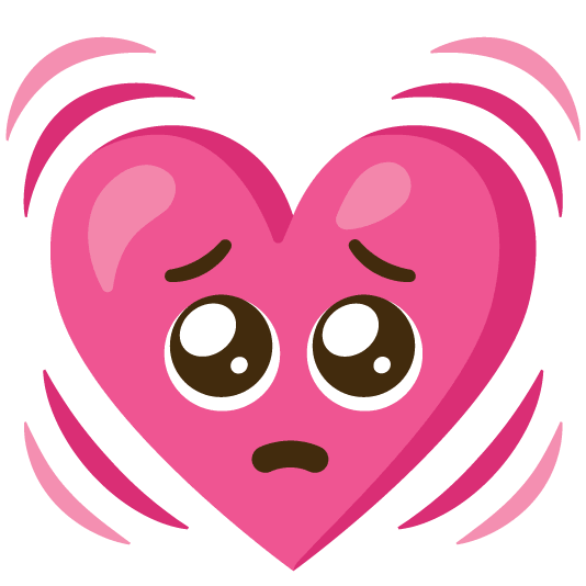 pleading face heartbeat