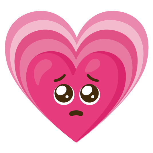 pleading face heartpulse