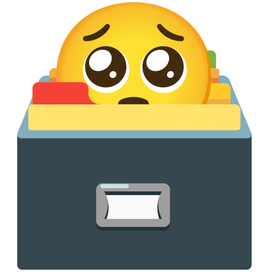 pleading face card file box