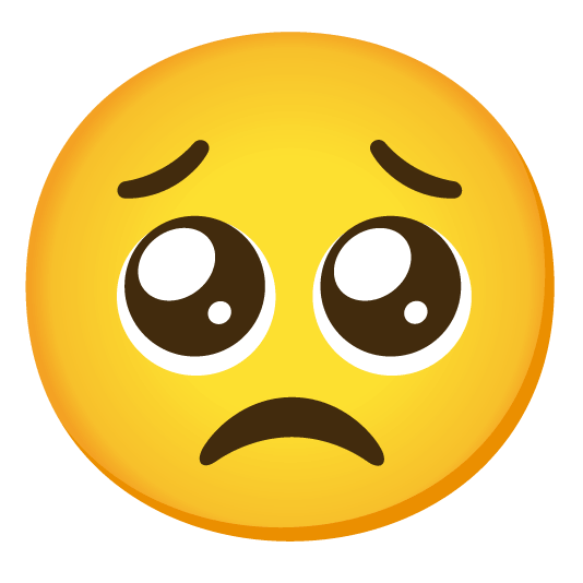 pleading face disappointed