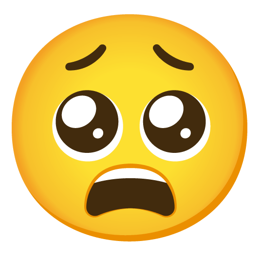 pleading face tired face