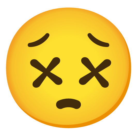 pleading face dizzy face