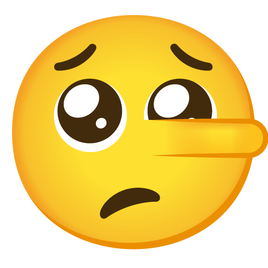 pleading face lying face