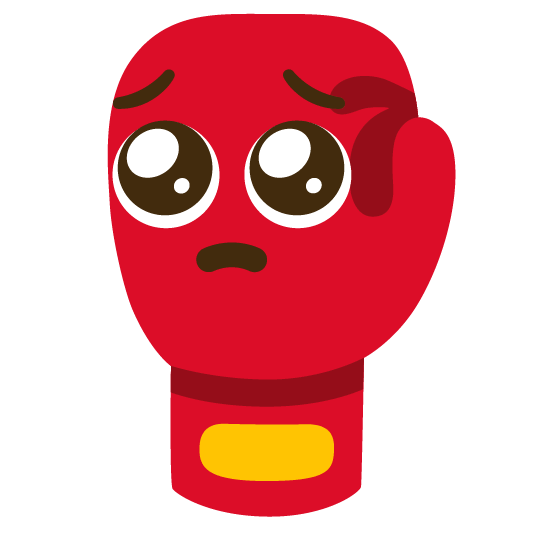 pleading face boxing glove