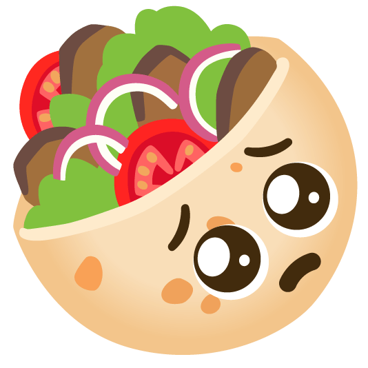 pleading face stuffed flatbread