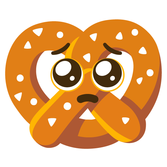 pleading face pretzel