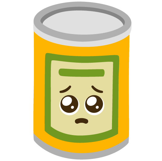 pleading face canned food