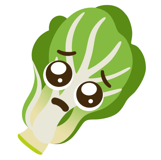 pleading face leafy green