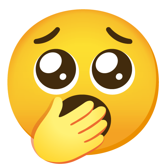 pleading face yawning face