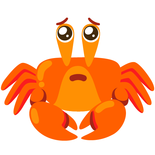 pleading face crab
