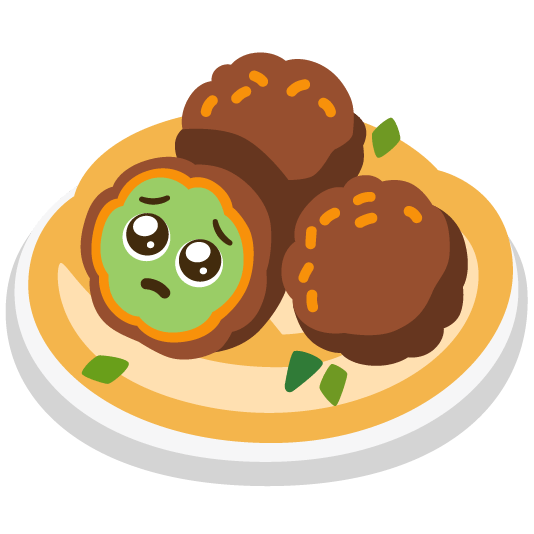 pleading face falafel