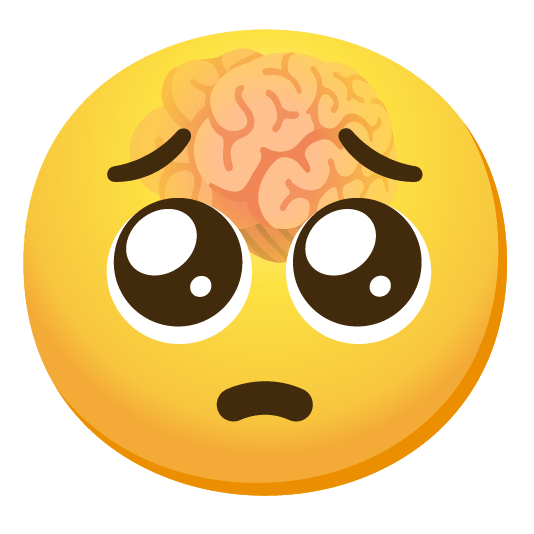 pleading face brain