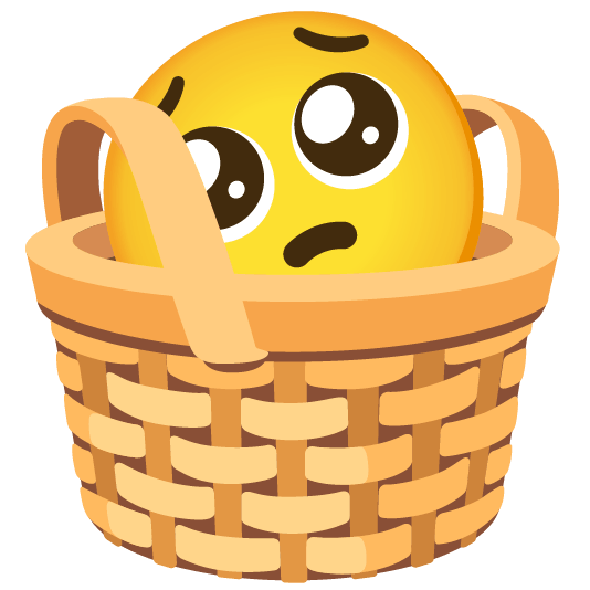 pleading face basket
