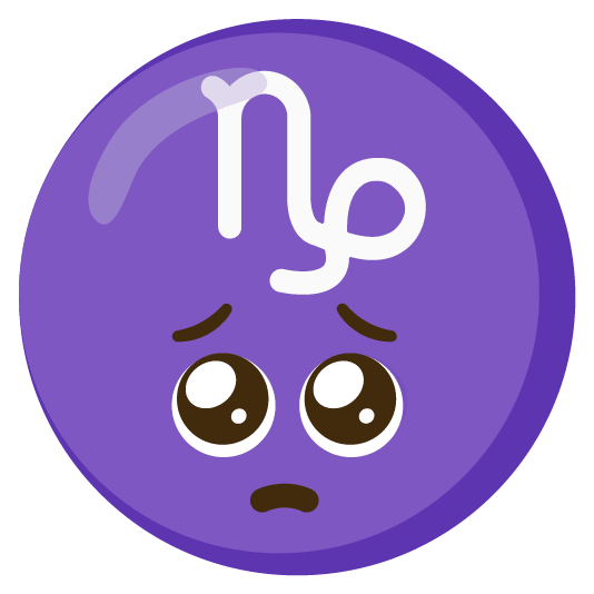 pleading face capricorn