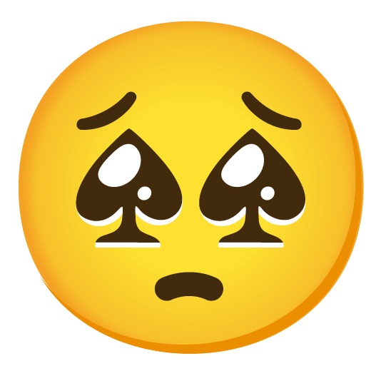 pleading face spades