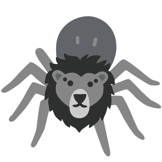 lion face spider