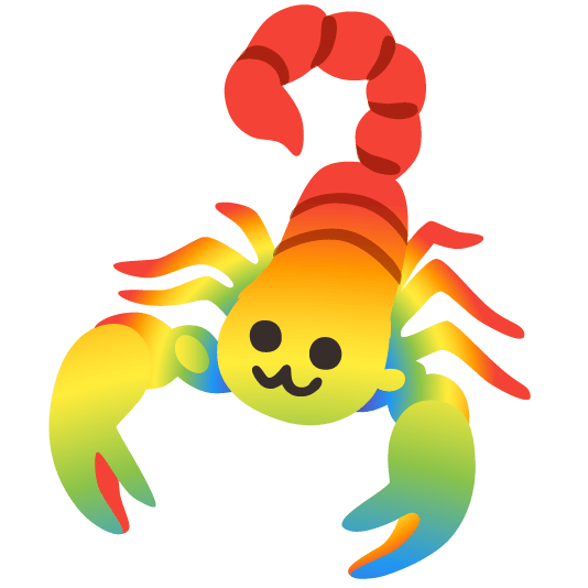 scorpion rainbow