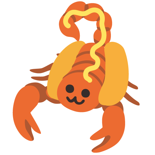 scorpion hotdog