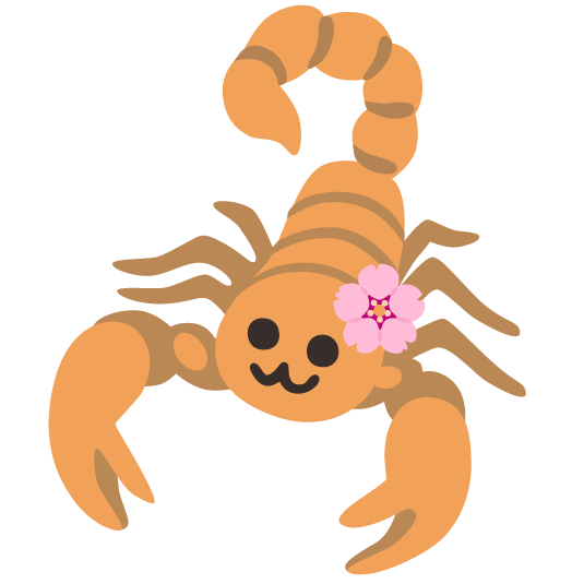 scorpion cherry blossom