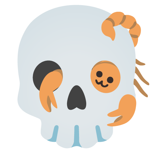 scorpion skull