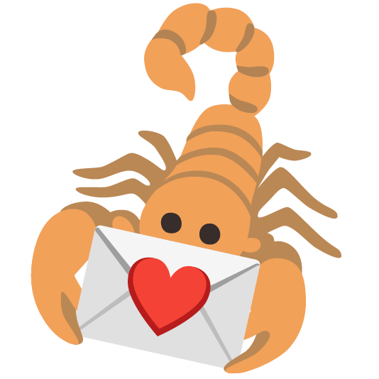 scorpion love letter