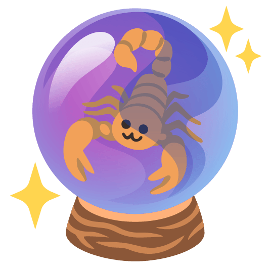 scorpion crystal ball