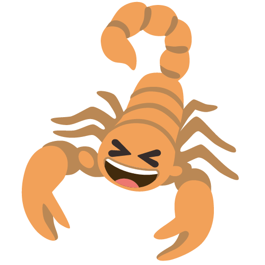 scorpion laughing